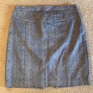 Professional black and white pencil skirt